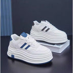 Damen Sportliche Plateau-Sneaker mit individuell gestalteter Profilsohle R&B