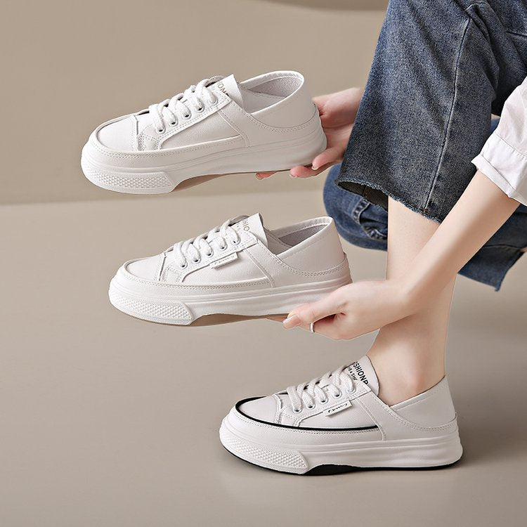 Damen Slip-On Sneakers mit komfortabler Plattform und atmungsaktiver Konstruktion R&B