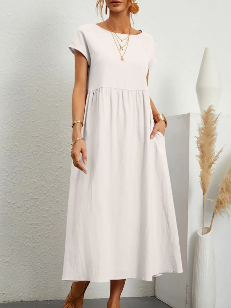 Damen Maxikleid aus leichtem, luftdurchlässigem Stoff R&B