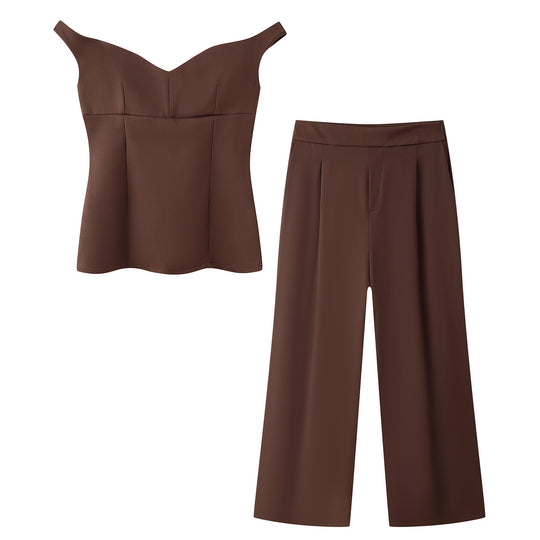 Damen Weite Hosen mit elegantem Schnitt und feinen Falten R&B