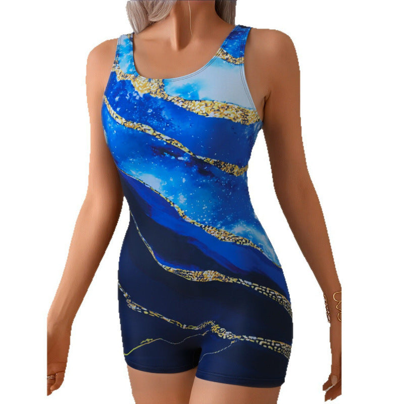 Damen Sportlicher Badeanzug mit atmungsaktivem Material R&B