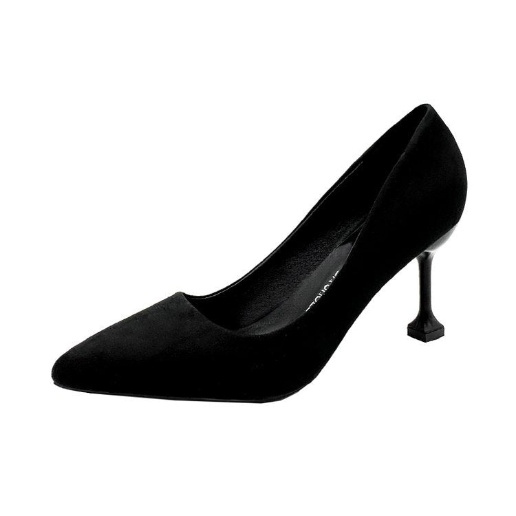 Damen elegante Spitzenpumps mit stilvollem Blockabsatz R&B