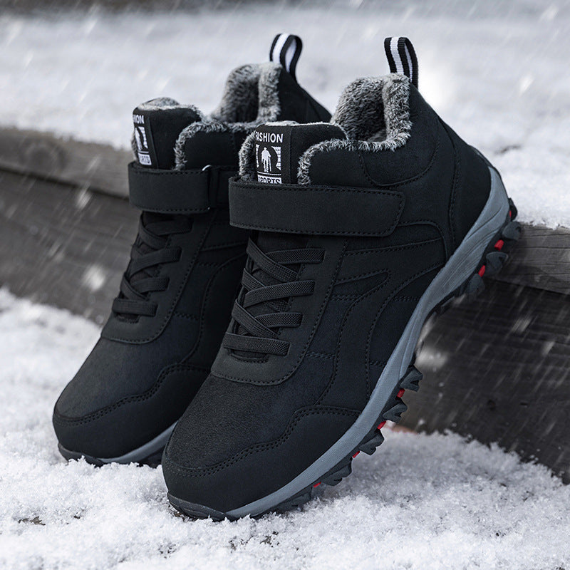 Damen isolierte Wanderschuhe mit rutschfester Sohle und praktischer Klettverschlusslösung R&B
