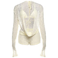 Damen Elegante und luftige Strandbekleidung mit transparenter Spitze R&B