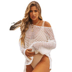 Damen luftiges Netz-Oberteil R&B