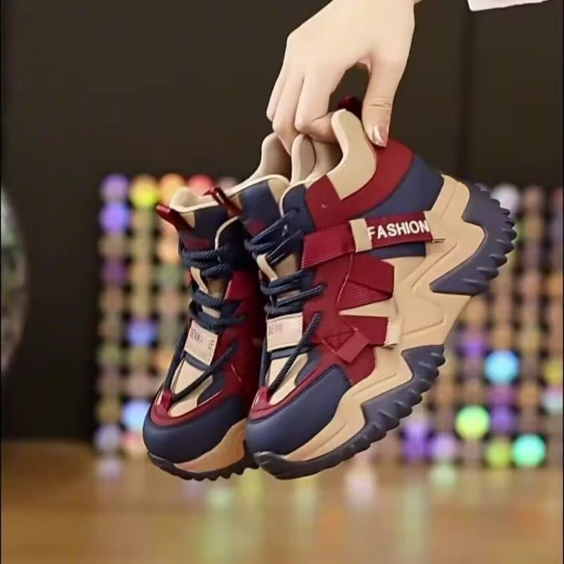 Damen Sportliche High-Top Sneakers mit herausragender Dämpfung und modischem Design R&B