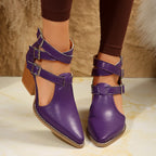 Damen Elegante Pumps mit verstellbaren Riemen und schickem Design