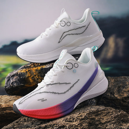 Damen Leistungsstarke Laufschuhe mit atmungsaktivem Mesh-Obermaterial und dämpfender Sohle R&B