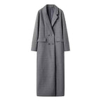 Damen oversized Wollmantel R&B