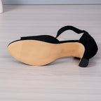 Damen elegante Peeptoe-Pumps mit raffiniertem Cut-Out-Design und komfortablem Absatz R&B