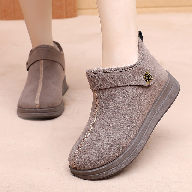 Damen Warmgefütterte Ankle Boots mit rutschfester Sohle R&B
