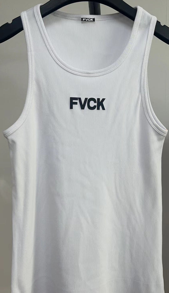 Damen Sportliches Tanktop aus leichtem Rippenmaterial R&B