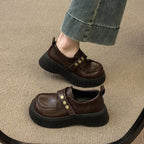 Damen modische Slide-On Clogs mit elastischem Riemen und robustem Sohlenprofil R&B