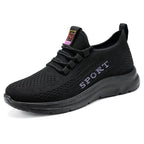 Damen Sportliche Sneaker mit elastischem Obermaterial und dämpfender Sohle R&B