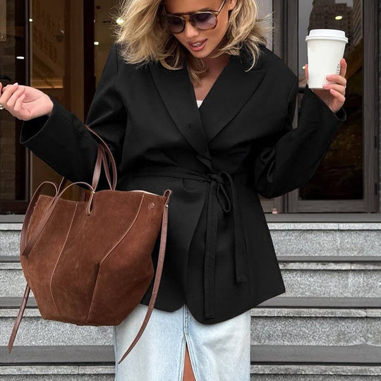Damen modischer, taillierter Blazer R&B