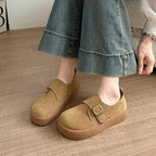 Damen modische Slip-On Clogs mit verstellbarem Schnallenverschluss und bequemer Sohle R&B