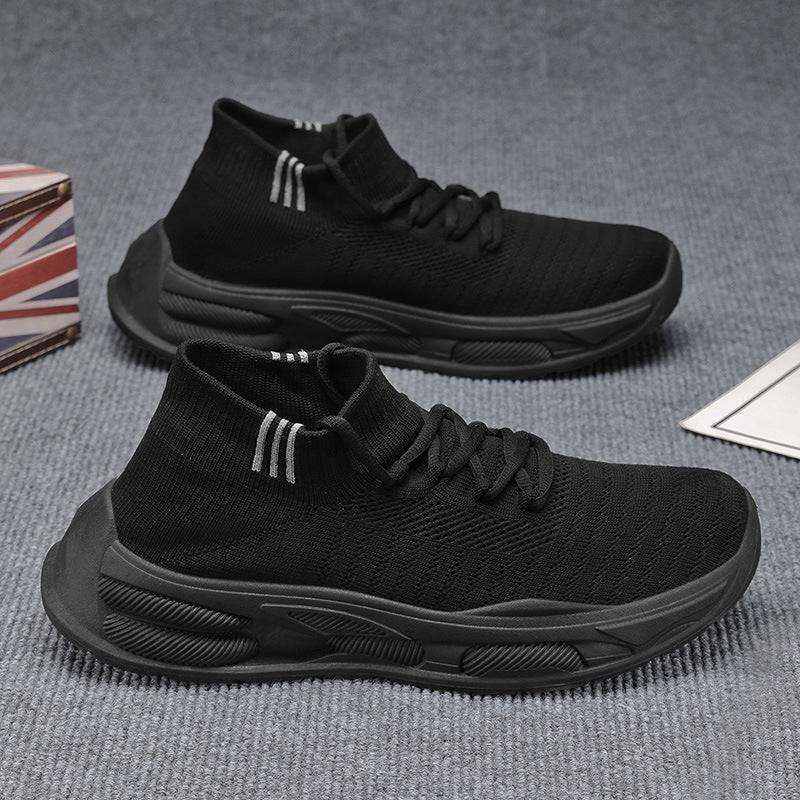 Damen Sportliche High-Top Sneakers mit atmungsaktivem Obermaterial und flexiblem Schaft R&B