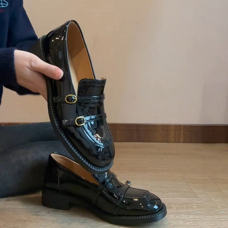 Damen Ballerinas mit dekorativen Strassdetails und komfortablem Riemchen R&B