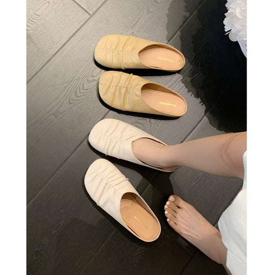 Damen Ballerinas mit modischem Faltendesign und komfortabler Innensohle R&B