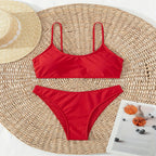 Damen Bikiniset mit verstellbaren Spaghetti-Trägern