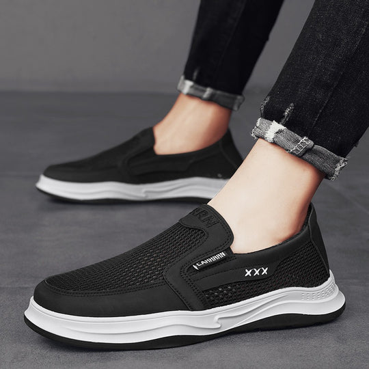 Damen Atmungsaktive Slip-On Sneakers im modernen Design mit rutschfester Sohle R&B