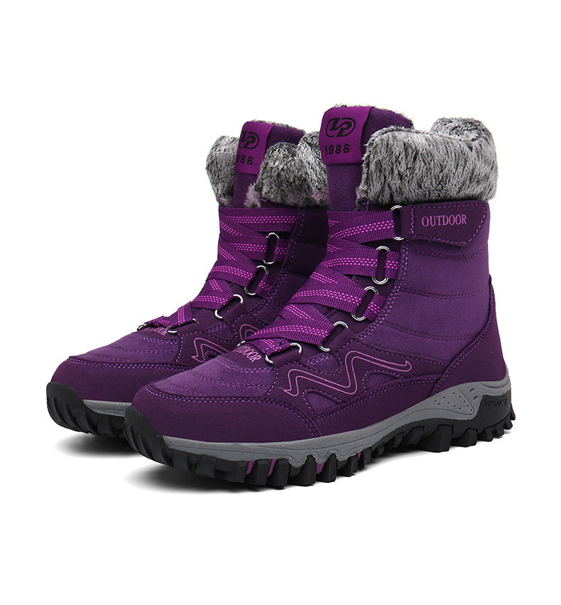 Damen Wasserdichte Winterstiefel mit Fleece-Innenfutter R&B