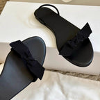 Damen elegante Flip-Flops mit raffiniertem Schleifenakzent R&B