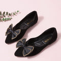 Damen Ballerinas mit elegantem Schleifen-Design R&B