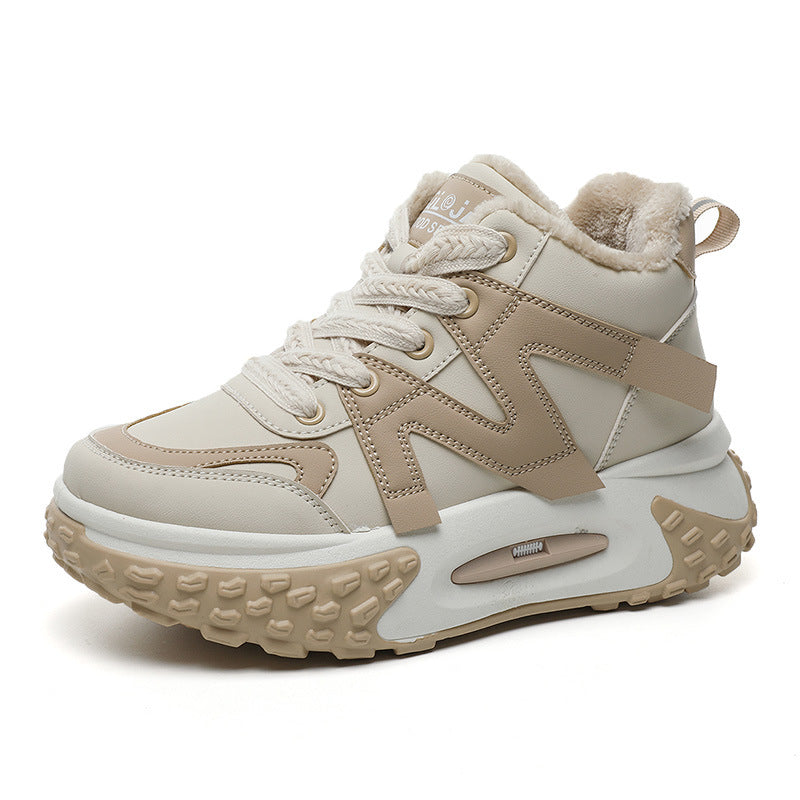 Damen Winter Sneaker mit atmungsaktivem Innenfutter und rutschfester Profilsohle R&B