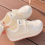 Damen Stabile Freizeitsneaker mit atmungsaktivem Mesh-Obermaterial und komfortabler Sohle