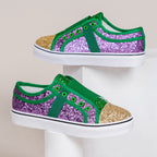 Damen Glitzernde Sneaker mit elastischem Fersenriemen und modischem Design R&B