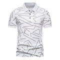 Herren Poloshirt mit modernem Grafikdesign