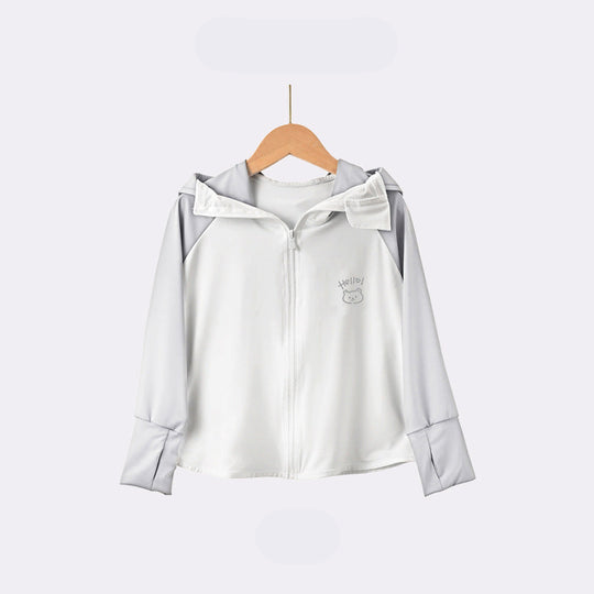 Kinder UV-Schutzjacke mit Kapuze und atmungsaktiven Eigenschaften R&B
