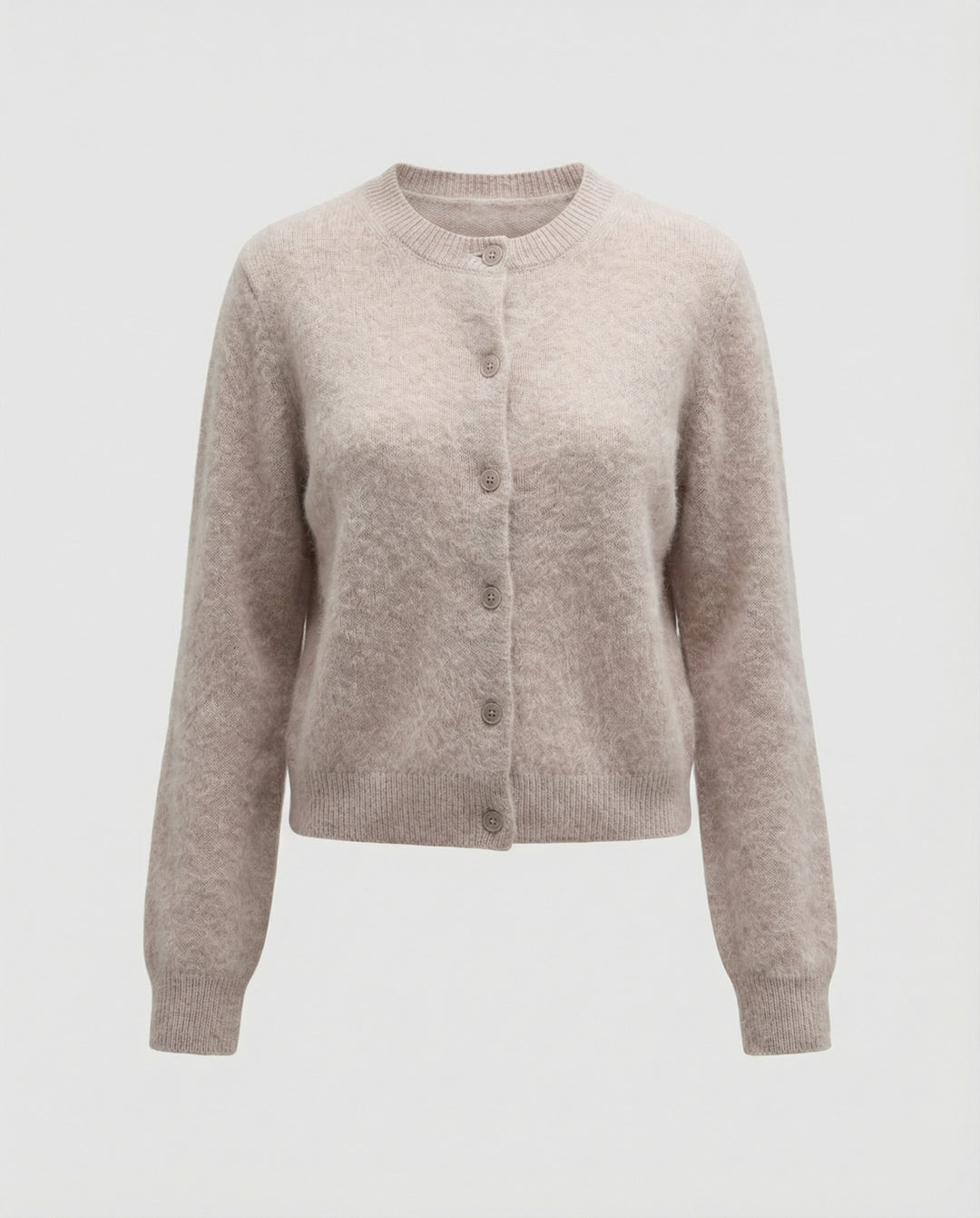 Eleganter Damen Strickcardigan aus weichem gebürstetem Kaschmir für den Herbst