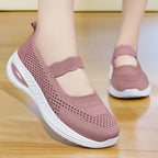 Damen sportliche Mesh Slip-On Schuhe mit flexiblem Obermaterial R&B