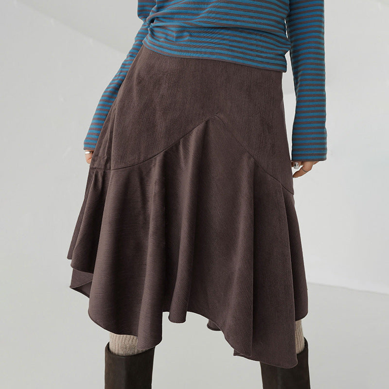 Damen Eleganter ausgestellter Rock mit raffinierter Silhouette R&B