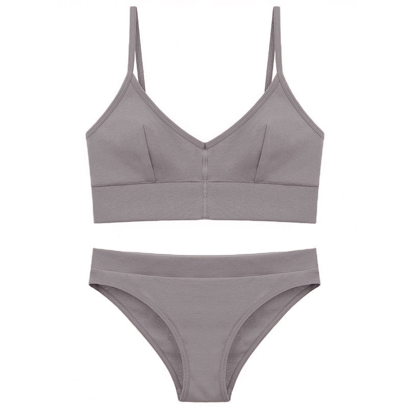 Damen Bikini-Set mit elegantem V-Ausschnitt und verstellbaren Trägern R&B