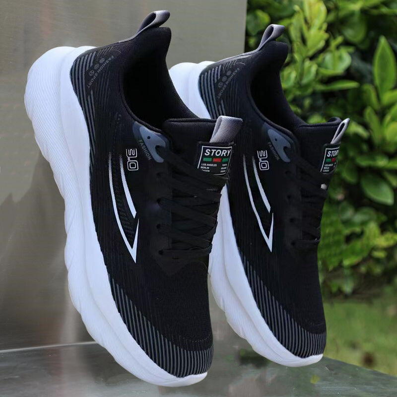 Damen Lauf-Sneaker mit atmungsaktiver Oberflächenstruktur und dämpfender Sohle R&B