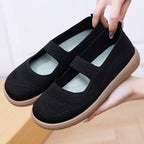 Damen Bequeme und elegante Ballerinas mit elastischem Riemen R&B