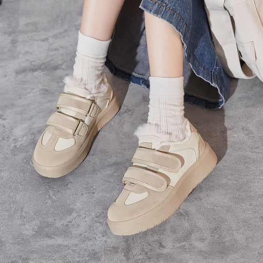 Damen Sportliche Sneaker mit praktischem Klettverschluss und weichem Futtermaterial R&B