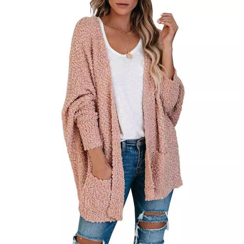 Damen Großer Cardigan mit lockerer Struktur R&B