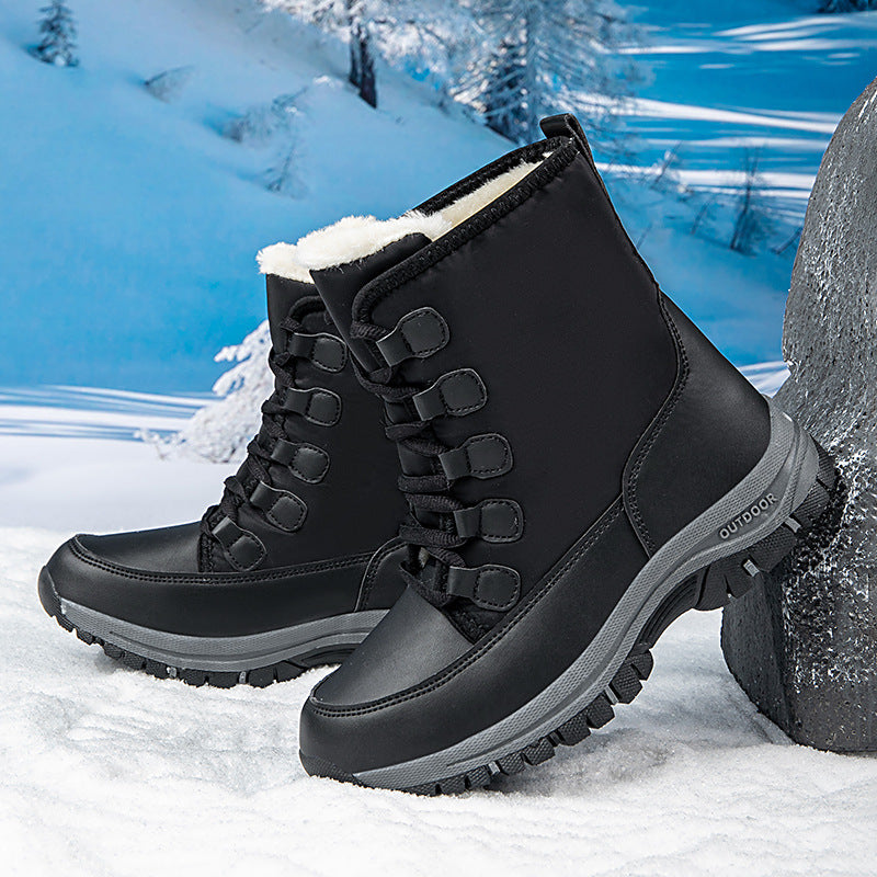 Damen Winterboots mit rutschfester Sohle und isolierendem Futter R&B