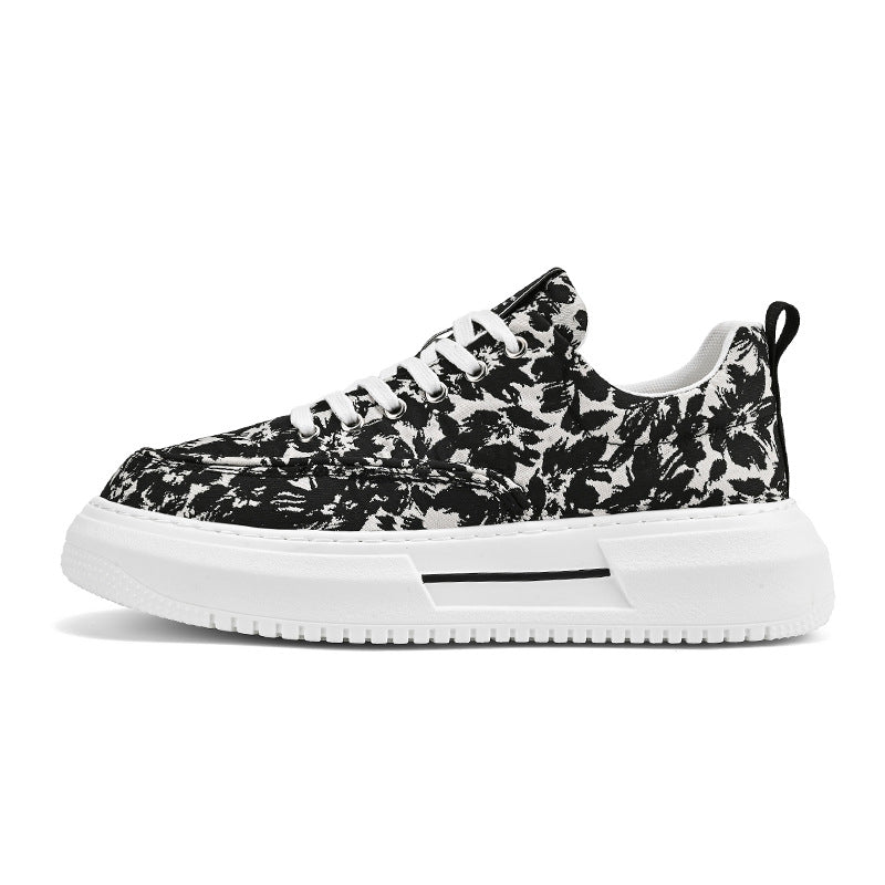 Damen Komfortable Sneakers mit trendigem Blumendruck R&B