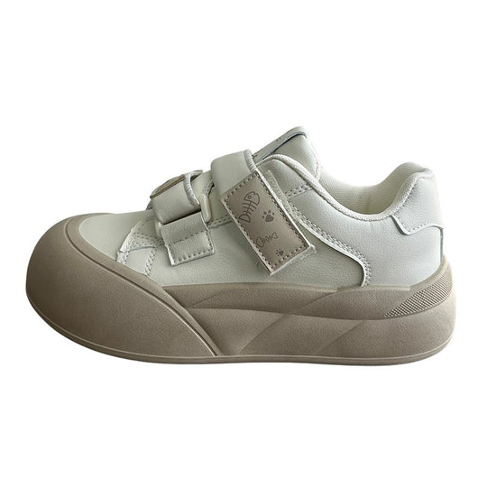 Damen Plateau-Sneaker mit praktischen Klettverschlüssen und komfortabler Dämpfung R&B