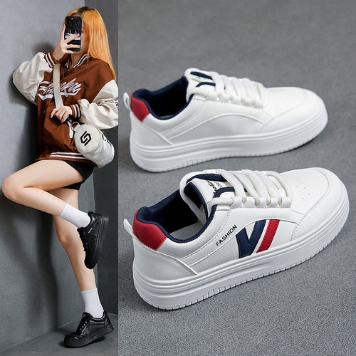 Damen Sportliche Sneaker mit dämpfender Sohle und klassischem Design R&B
