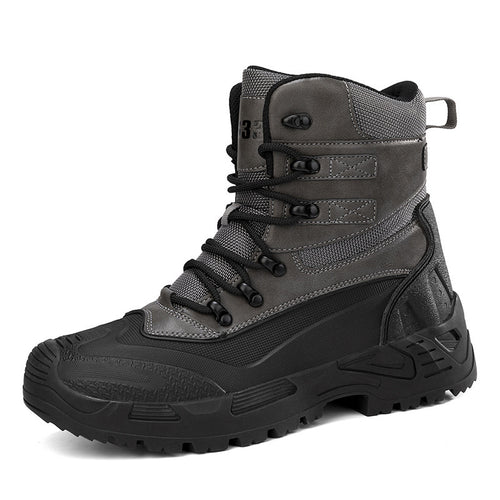 Damen Hohe Arbeitsstiefel mit rutschfester Profilsohle und atmungsaktivem Innenfutter R&B