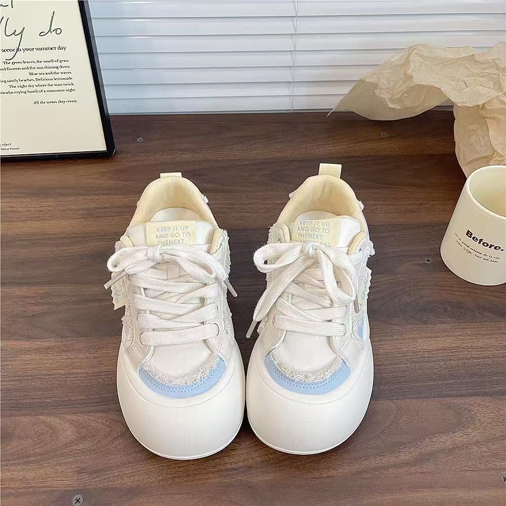 Damen Modische Sneakers mit voluminösem Sohlenprofil und atmungsaktiver Oberflächenstruktur R&B