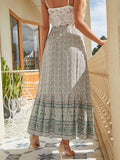 Damen Maxirock mit floralem Design und romantischem Volant R&B