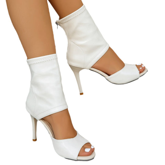 Damen Open-Toe High Heels R&B