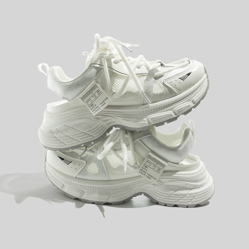 Damen Sportliche Sneaker mit atmungsaktiver Netz-Oberfläche und bequemer Dämpfung
